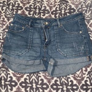 Free people jean shorts
